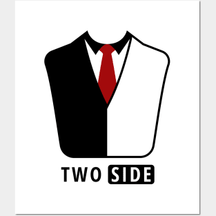 Two Side Business Suit Posters and Art